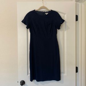 J.Crew Navy workwear dress- size 8